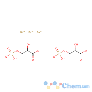 CAS No:22457-55-2 Propanoic acid,2-hydroxy-3-(phosphonooxy)-, barium salt (1:1)