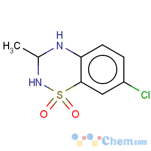 CAS No:22503-72-6 2H-1,2,4-Benzothiadiazine,7-chloro-3,4-dihydro-3-methyl-, 1,1-dioxide