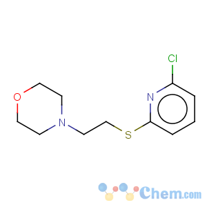 CAS No:22514-23-4 Morpholine,4-[2-[(6-chloro-2-pyridinyl)thio]ethyl]-