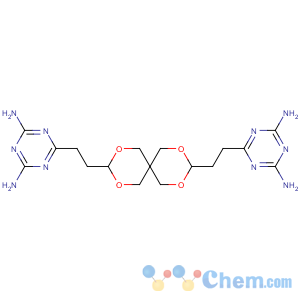 CAS No:22535-90-6 6-[2-[3-[2-(4,6-diamino-1,3,5-triazin-2-yl)ethyl]-2,4,8,<br />10-tetraoxaspiro[5.5]undecan-9-yl]ethyl]-1,3,5-triazine-2,4-diamine