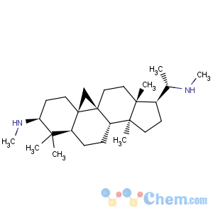 CAS No:2255-38-1 9,19-Cyclopregnane-3,20-diamine,N,N',4,4,14-pentamethyl-, (3b,5a,20S)- (9CI)