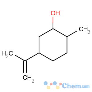 CAS No:22567-21-1 (1S,2S,5S)-2-methyl-5-prop-1-en-2-ylcyclohexan-1-ol