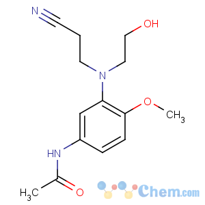 CAS No:22588-78-9 N-[3-[2-cyanoethyl(2-hydroxyethyl)amino]-4-methoxyphenyl]acetamide