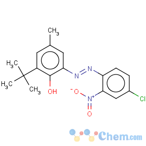 CAS No:22617-04-5 6-tert-Butyl-4-methyl-2-[(4-chloro-2-nitrophenyl)azo]phenol