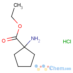 CAS No:22649-37-2 Cyclopentanecarboxylicacid, 1-amino-, ethyl ester, hydrochloride (1:1)