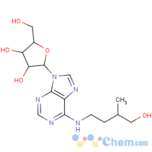 CAS No:22663-55-4 2-(hydroxymethyl)-5-[6-[(4-hydroxy-3-methylbutyl)amino]purin-9-yl]<br />oxolane-3,4-diol