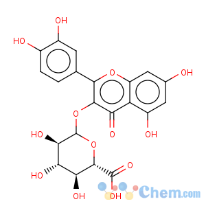 CAS No:22688-79-5 2-(3,4-Dihydroxyphenyl)-5,7-dihydroxy-4-oxo-4H-1-benzopyran-3-yl-beta-D-glucopyranosiduronic acid