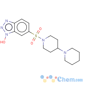 CAS No:227471-63-8 1H-Benzotriazole,6-([1,4'-bipiperidin]-1'-ylsulfonyl)-1-hydroxy-