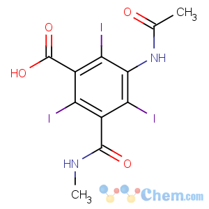 CAS No:2276-90-6 3-acetamido-2,4,6-triiodo-5-(methylcarbamoyl)benzoic acid
