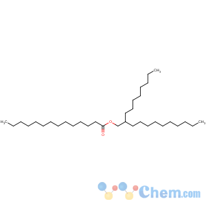 CAS No:22766-83-2 Tetradecanoic acid,2-octyldodecyl ester 2-Octyldodecanol myristate Coster 5024 Exceparl OD-MMyristicacid, 2-octyldodecyl ester (8CI)