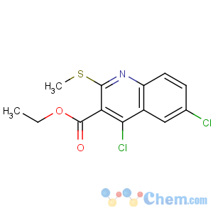 CAS No:227958-96-5 ethyl 4,6-dichloro-2-methylsulfanylquinoline-3-carboxylate