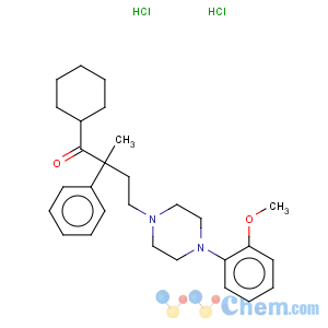 CAS No:228418-81-3 1-Cyclohexyl-4-[4-(2-methoxy-phenyl)-piperazin-1-yl]-2-phenyl-butan-1-one dihydrochloride