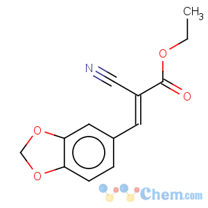 CAS No:2286-56-8 2-Propenoic acid,3-(1,3-benzodioxol-5-yl)-2-cyano-, ethyl ester