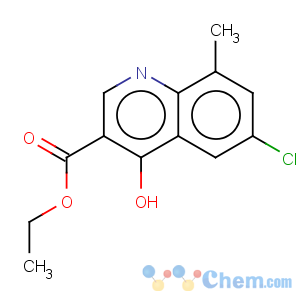 CAS No:228728-86-7 6-chloro-4-hydroxy-8-methylquinoline-3-carboxylic ethyl ester
