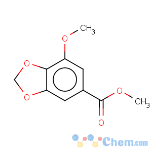 CAS No:22934-58-3 1,3-Benzodioxole-5-carboxylicacid, 7-methoxy-, methyl ester