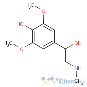 CAS No:22950-29-4 4-[1-hydroxy-2-(methylamino)ethyl]-2,6-dimethoxyphenol