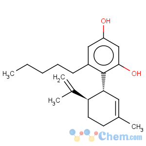CAS No:22972-55-0 1,3-Benzenediol,4-[(1R,6R)-3-methyl-6-(1-methylethenyl)-2-cyclohexen-1-yl]-5-pentyl-