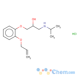 CAS No:22972-97-0 ()-[3-[2-(allyloxy)phenoxy]-2-hydroxypropyl]isopropylammonium chloride