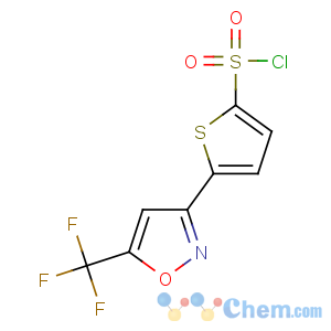 CAS No:229956-98-3 5-[5-(trifluoromethyl)-1,2-oxazol-3-yl]thiophene-2-sulfonyl chloride