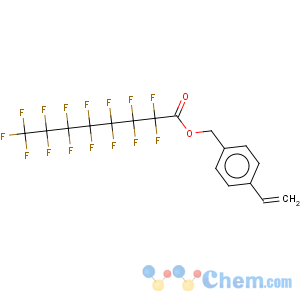 CAS No:230295-06-4 Octanoic acid,2,2,3,3,4,4,5,5,6,6,7,7,8,8,8-pentadecafluoro-, (4-ethenylphenyl)methyl ester