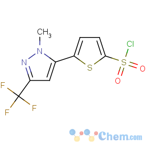 CAS No:230295-11-1 5-[2-methyl-5-(trifluoromethyl)pyrazol-3-yl]thiophene-2-sulfonyl<br />chloride