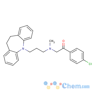 CAS No:23047-25-8 1-(4-chlorophenyl)-2-[3-(5,<br />6-dihydrobenzo[b][1]benzazepin-11-yl)propyl-methylamino]ethanone