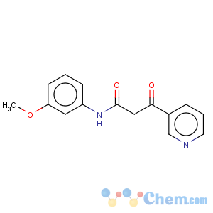 CAS No:23059-22-5 3-Pyridinepropanamide,N-(3-methoxyphenyl)-b-oxo-