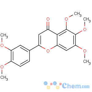 CAS No:2306-27-6 2-(3,4-dimethoxyphenyl)-5,6,7-trimethoxychromen-4-one