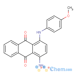 CAS No:23060-42-6 9,10-Anthracenedione,1-amino-4-[(4-methoxyphenyl)amino]-