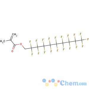 CAS No:23069-32-1 2-Propenoic acid,2-methyl-, 2,2,3,3,4,4,5,5,6,6,7,7,8,8,9,9,10,10,10-nonadecafluorodecyl ester