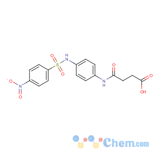 CAS No:23093-93-8 Butanoic acid,4-[[4-[[(4-nitrophenyl)sulfonyl]amino]phenyl]amino]-4-oxo-