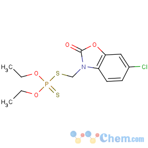 CAS No:2310-17-0 6-chloro-3-(diethoxyphosphinothioylsulfanylmethyl)-1,3-benzoxazol-2-one