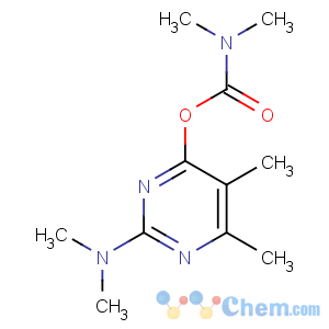 CAS No:23103-98-2 [2-(dimethylamino)-5,6-dimethylpyrimidin-4-yl] N,N-dimethylcarbamate