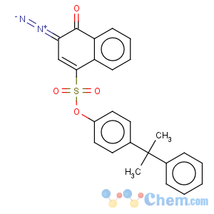 CAS No:23121-00-8 1-Naphthalenesulfonicacid, 3-diazo-3,4-dihydro-4-oxo-, 4-(1-methyl-1-phenylethyl)phenyl ester