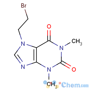 CAS No:23146-05-6 7-(2-bromoethyl)-1,3-dimethylpurine-2,6-dione