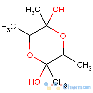CAS No:23147-57-1 2,3,5,6-tetramethyl-1,4-dioxane-2,5-diol