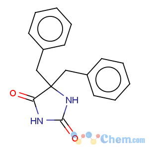 CAS No:23186-94-9 2,4-Imidazolidinedione,5,5-bis(phenylmethyl)-