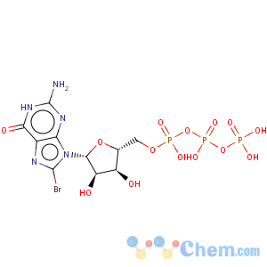 CAS No:23197-98-0 Guanosine5'-(tetrahydrogen triphosphate), 8-bromo-