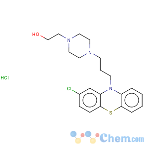 CAS No:23221-95-6 1-Piperazineethanol,4-[3-(2-chloro-10H-phenothiazin-10-yl)propyl]-, hydrochloride (1:?)