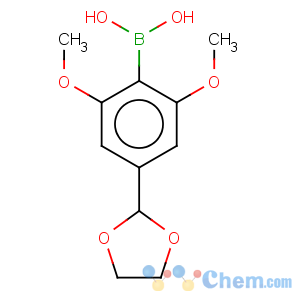 CAS No:232275-38-6 Boronic acid,[4-(1,3-dioxolan-2-yl)-2,6-dimethoxyphenyl]- (9CI)