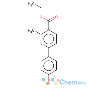 CAS No:23258-01-7 3-Pyridinecarboxylicacid, 6-(4-bromophenyl)-2-methyl-, ethyl ester