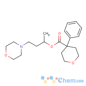 CAS No:23271-74-1 4-morpholin-4-ylbutan-2-yl 4-phenyloxane-4-carboxylate