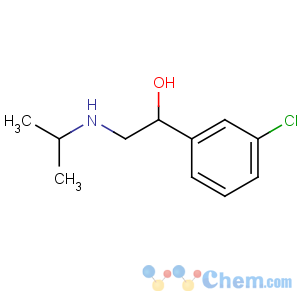 CAS No:23299-18-5 1-(3-chlorophenyl)-2-(propan-2-ylamino)ethanol