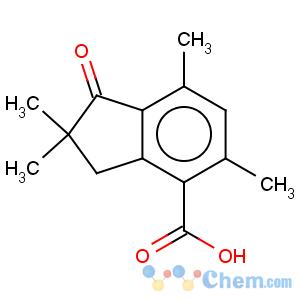 CAS No:23342-32-7 1H-Indene-4-carboxylicacid, 2,3-dihydro-2,2,5,7-tetramethyl-1-oxo-