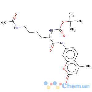 CAS No:233691-67-3 Carbamic acid,N-[(1S)-5-(acetylamino)-1-[[(4-methyl-2-oxo-2H-1-benzopyran-7-yl)amino]carbonyl]pentyl]-,1,1-dimethylethyl ester