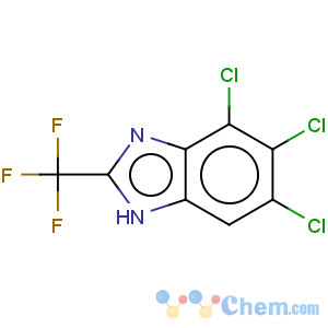 CAS No:2338-27-4 1H-Benzimidazole,5,6,7-trichloro-2-(trifluoromethyl)-