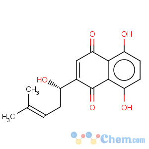 CAS No:23444-65-7 1,4-Naphthalenedione,5,8-dihydroxy-6-[(1S)-1-hydroxy-4-methyl-3-penten-1-yl]-