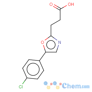 CAS No:23464-95-1 2-Oxazolepropanoicacid, 5-(4-chlorophenyl)-