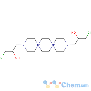 CAS No:23476-83-7 3,6,9,12-Tetraazadispiro[5.2.5.2]hexadecan-6,9-ium,3,12-bis(3-chloro-2-hydroxypropyl)-, chloride (1:2)