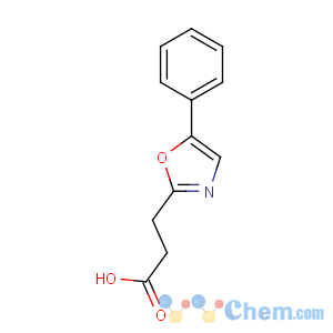 CAS No:23485-68-9 3-(5-phenyl-1,3-oxazol-2-yl)propanoic acid
